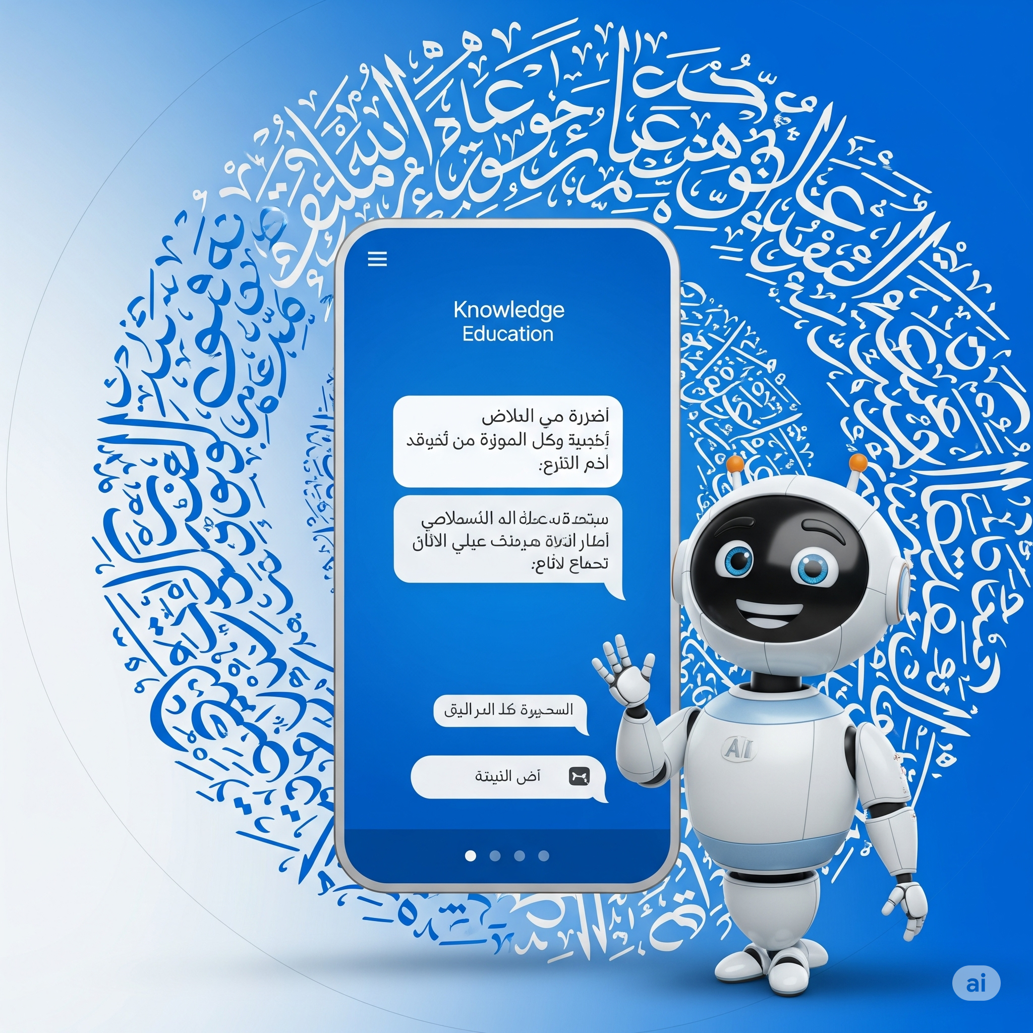 Arabic Knowledge Base Educational Chatbot